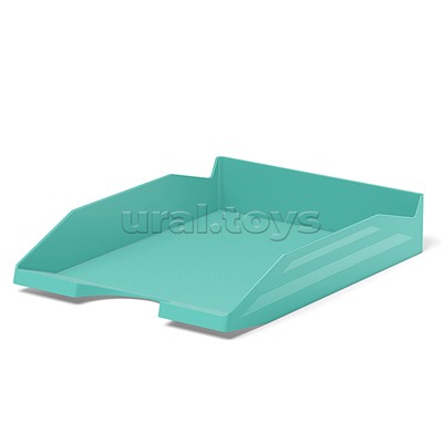 Лоток для бумаг пластиковый Office, Pastel, мятный