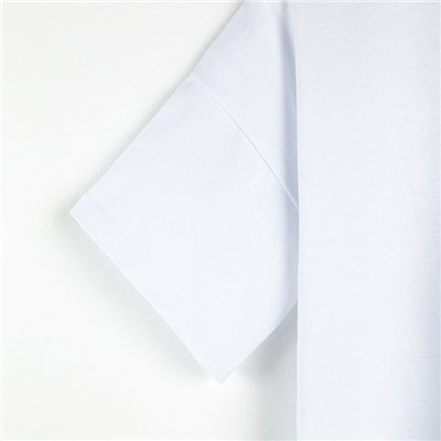 Футболка женская MINAKU Abstraction, белая, размер 42