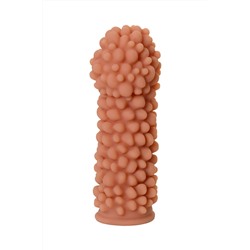 Насадка на фаллос с пузыриками по всей поверхности Extreme Sleeve 008 S-size - 12,7 см.