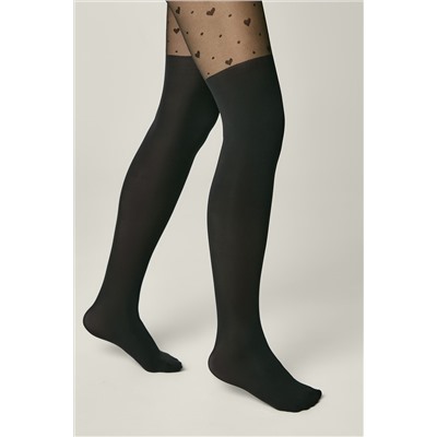 CONTE Колготки с сердечками и имитацией гольфинов SWEET LADY CONTE ELEGANT, 1234304