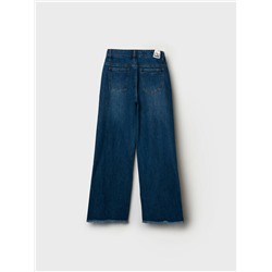 Брюки текстильные джинсовые для девочек