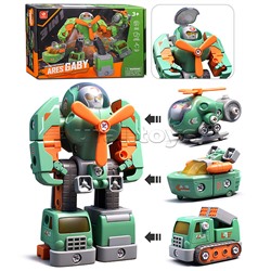 Конструктор "Робот" с отверткой, в коробке