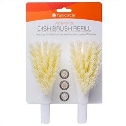 Full Circle, Laid Back 2.0, Dish Brush Refills, 2 Brush Refills