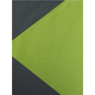 Простыня на резинке 1.5-спальная «Этель. зелёная шеврон», 160×200+25 см, поплин