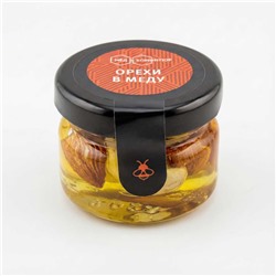 Ассорти: миндаль, фундук, кешью в меду 35 гр.