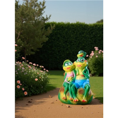 Садовая фигура из гипса «Семья лягушек», 59×31×40 см