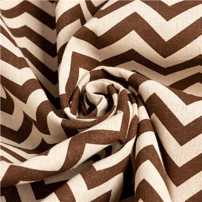 Набор кухонный «Доляна»: скатерть 145×200 см, салфетки 40×40 см-4 шт., коричневый, 100% п/э, рогожка 200 г/м²