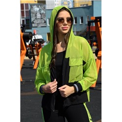 Комплект 8133 (толстовка_топ) (Желтый)