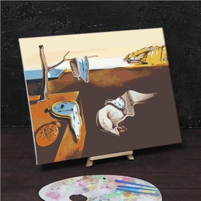 Картина по номерам на холсте с подрамником «Постоянство памяти» Сальвадор Дали, 40×50 см