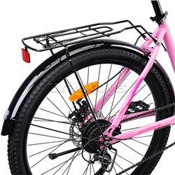 Велосипед 26" Rocket lady Steel 26, цвет розовый, размер 17"