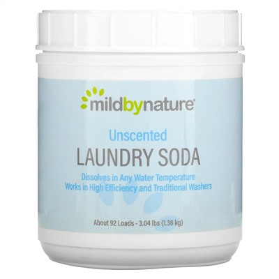 Mild By Nature, сода для стирки, без запаха, 1,38 кг (3,04 фунта)