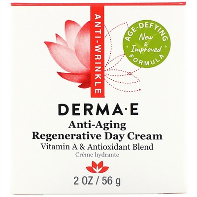 Derma E, антивозрастной восстанавливающий дневной крем, 56 г (2 унции)