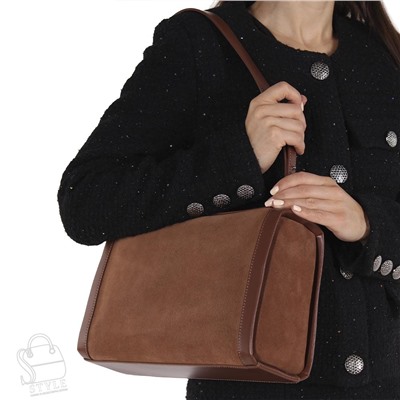 Сумка женская кожаная 9680VGAA brown Vitelli Grassi