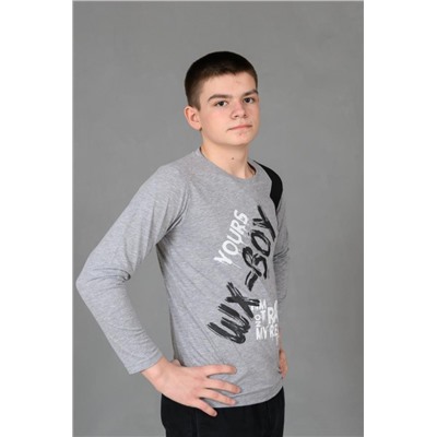 Футболка 83017 подростковая (Меланж)