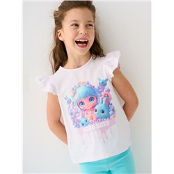 Джемпер трикотажный для девочек (футболка)