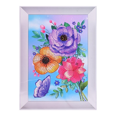 Мозаика алмазная "Красивый букет" 17.5*23.5см