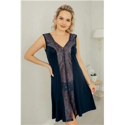 Невеста Пеньюар с сорочкой (Синий)