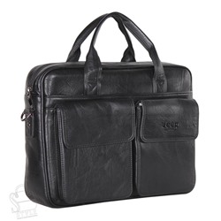 Портфель мужской 1802-01 black Jeep  в Новосибирске
