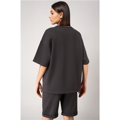 Женский костюм с шортами из футера двухнитки Happyfox