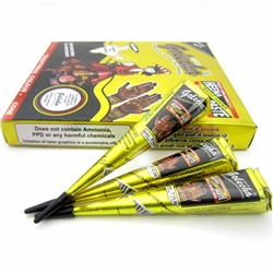 Golecha Хна в конусе Magic Fast (12 конусов в упаковке), черный цвет