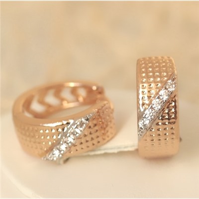 Серьги позолота  H01-14696