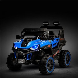 Электромобиль "Багги" с р/у управлением, четырехколесный (синий)
