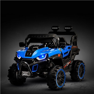 Электромобиль "Багги" с р/у управлением, четырехколесный (синий)