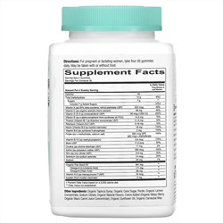 SmartyPants, Organics, пренатальный комплекс, 120 вегетарианских жевательных таблеток
