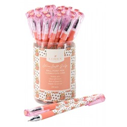 Ручка шариковая масляная 0.5мм "ILLEGALLY CUTE.CORGI Slim Soft Grip" синяя LXOPSSG-IC7 LOREX