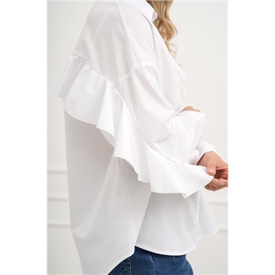 Женская нарядная рубашка с длинным рукавом Happyfox