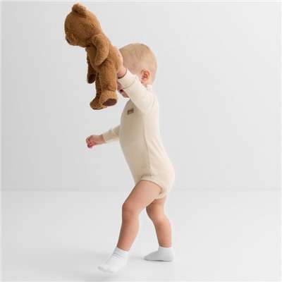 Боди - водолазка детская MINAKU, рост 68-74 см, светло-бежевое