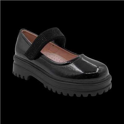 Лоферы 33020-1А черные