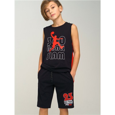 Комплект трикотажный для мальчиков: майка, шорты