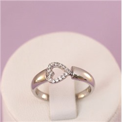 Кольцо родий H01-13702 размер 17 18 18,5 19,5