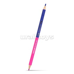 Карандаши цветные двухсторонние "Triolino Ultra 4М" 24 штуки / 48 цветов, 4М, диаметр грифеля 3мм