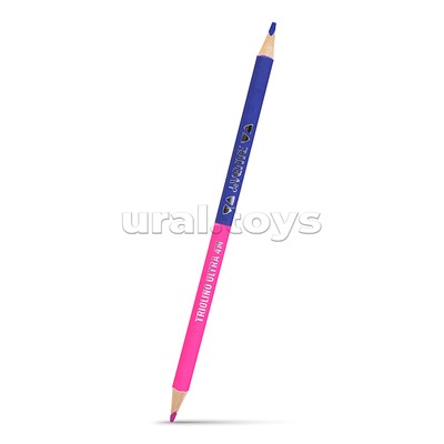 Карандаши цветные двухсторонние "Triolino Ultra 4М" 24 штуки / 48 цветов, 4М, диаметр грифеля 3мм