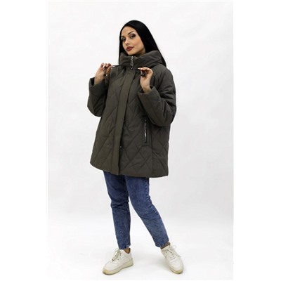 Зимняя женская куртка еврозима-весна-осень 2889 (Хаки)