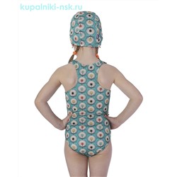 1019 Купальник сплошной для девочки (3-12 лет)