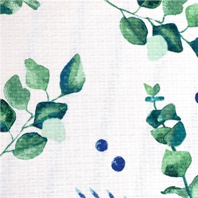 Простыня для бани «Эвкалипт» 150×180±5 см, 100% хлопок, вафельное полотно, 160 г/м²