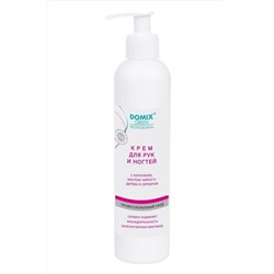 Domix Green Professional Крем для рук и ногтей с кератином, маслом чайного дерева и коллоидным серебром, 250 мл KRISTALLER, 1112095