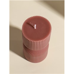 Свеча декоративная «Греция», капучино, 6×6×14 см