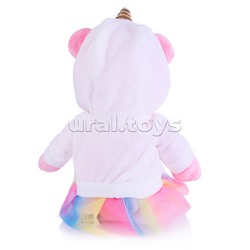 Мишка Молли в Худи Единорога и Юбке-Сетке, 21 см, в коробке