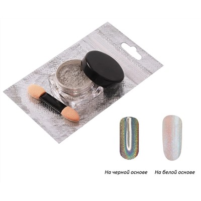 Nail Art Втирка для ногтей «Зеркальный блеск», №15 8915