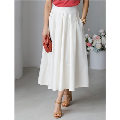 Юбка-миди  свободного силуэта