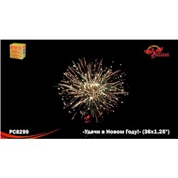 Фейерверк РС8299 Удачи в Новом году! (1,25" х 36)