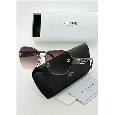 Набор женские солнцезащитные очки, коробка, чехол + салфетки #22881401