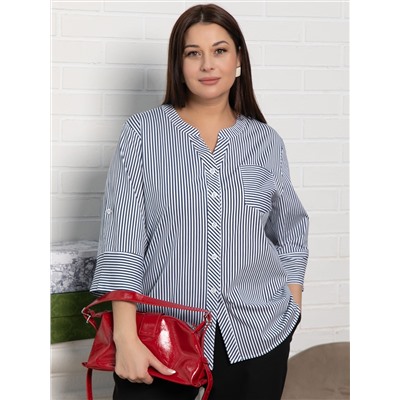 Блуза Азалия (белая/полоска) Б15363-20М