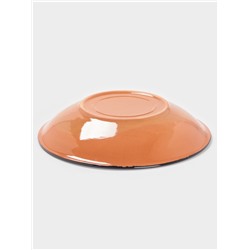 Ляган узбекский Риштанская Керамика «Узоры», d=33 см, глубокий, синий