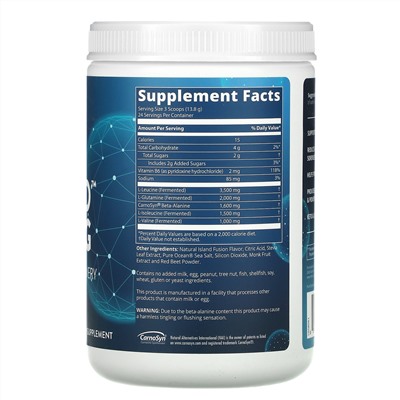 MRM, RELOAD BCAA+G, Post-Workout Recovery, Island Fusion, 11.6 oz (330 g)