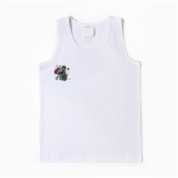 Майка для девочки, микс/принт, рост 98 см (3 г)